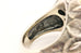 Alan K 925 millefiori glass flower murano ring size 8.25 19.7g estate vintage