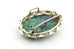 silver pendant brooch pin Eilat stone 33x25mm oval vintage estate 15.43g Israel