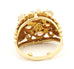 14k yellow gold 1.20ctw white opal ring size 7 5.67g vintage estate