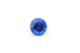 natural heat only loose blue sapphire 6mm 1.21 carat round new gemstone