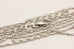 14k white gold razo chain necklace lobster 20 inch 0.9mm 2.76g new