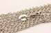 14k white gold rolo cable chain necklace lobster 24 inch 1.4mm 4.39g Italy new