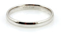 14k white gold 3mm comfort fit wedding band size 8 ring 2.44 grams NEW