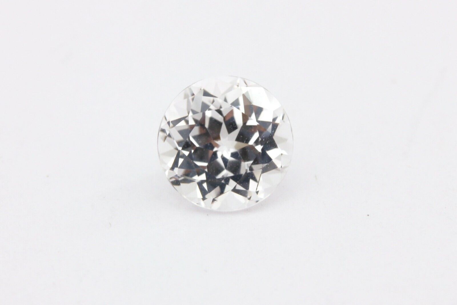 Chatham lab grown created white sapphire 1.82ct 7mm round brilliant loose new