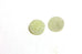 matched pair loose gemstone 11mm round sulfur dioxide white drusy new