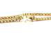 14k yellow gold 2.55ct diamond tennis bracelet H SI 6.5inch 2.8mm 10.17g estate