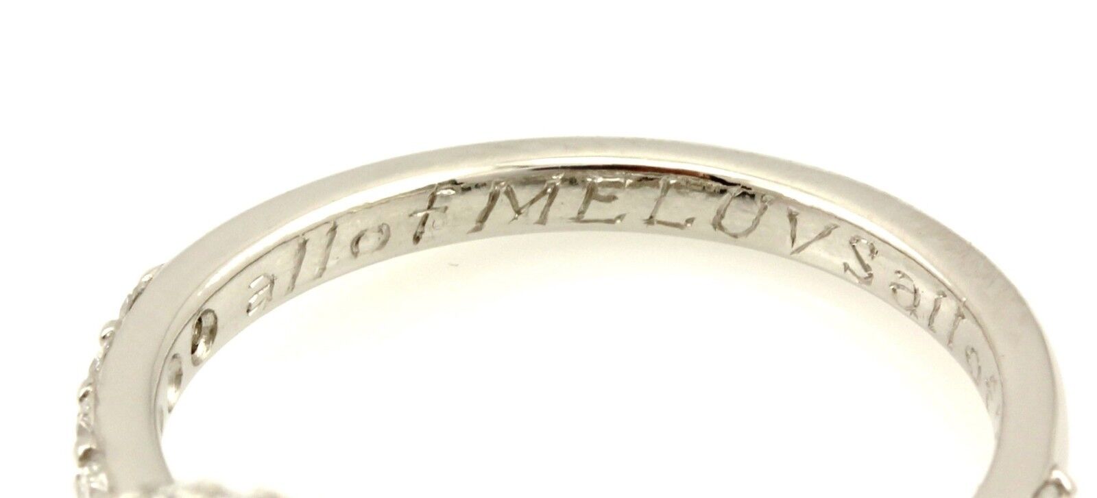 Platinum diamond halo engagement ring 7.4mm semi mount 1.11ctw accents NEW 6.04g