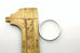 14k white gold 2mm domed size 10.75 wedding band ring NEW 2.28g regular fit