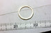 14k yellow gold 1.45mmx1.75mm wedding band ring size 6 1.82g new