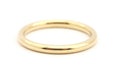 14k yellow gold 2mm size 6.5 comfort fit wedding band 2.48g womens ring new