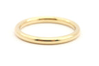14k yellow gold 2mm size 6.5 comfort fit wedding band 2.48g womens ring new