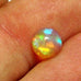 Ethiopian opal 1.10ct 7.5mm round cabochon 7.58-7.53x4.27mm natural translucent