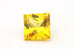Chatham lab created yellow sapphire 2.13ct 7.0mm princess loose gemstone new