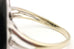 750 18k white gold black onyx 0.50ctw diamond ring size 8 estate 6.5g