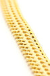 ITALY 14k yellow gold double curb chain bracelet 7.5 inch 8.75 inch 12.44g