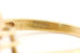 14k yellow gold oval Swiss blue topaz diamond swirl ring size 7.5 5.62g vintage