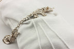 sterling silver charm bracelet cowboys native American southwest 32.5g 8 inch