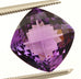 NEW purple amethyst quartz 4.20ct cushion checkerboard top 11.03x10.96x6.31mm