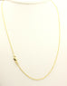 14k yellow gold rolo cable chain necklace lobster 18 inch 1.3mm 2.54g new