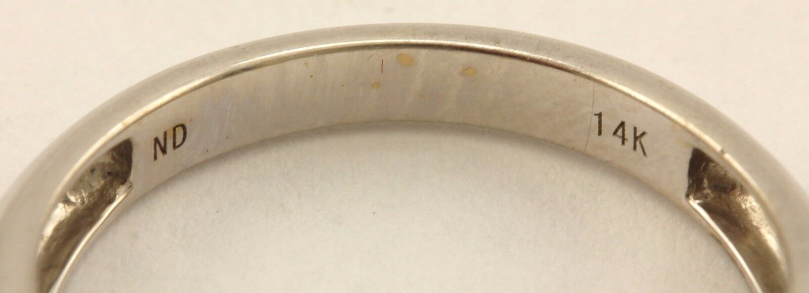 14k white gold 1ct 6.5mm round engagement ring semimount .65ctw diamond band