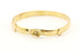 18k yellow gold 2mm child band ring size 2.25 estate vintage 0.37g