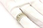 925 sterling silver Roman numeral 1995 12mm wide band ring size 6.25 11.9g