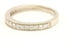 platinum 0.30ctw diamond wedding band ring 2.9mm size 7 4.52g vintage estate