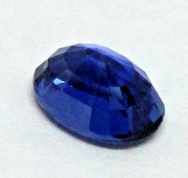 natural blue sapphire loose oval cut 0.74ct 6.03 x 4.17 x 3.19 mm new gemstone