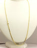 14k yellow gold box chain necklace lobster 22 inch 1.86mm 14.15g new