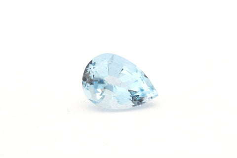 loose natural blue aquamarine gemstone pear shape 2.29ct 10.74x.63x5.78mm estate