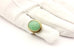 14k yellow gold oval green chalcedony vintage antique ring size 5.75 6.7g