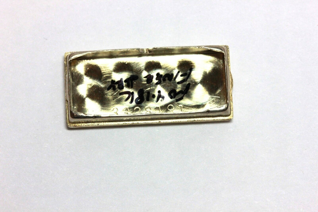 Geneva 17 jewels incabloc watch movement 14k yellow gold back estate vintage