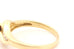 14k yellow gold green emerald diamond ring size 6.5 band 2.82g vintage estate