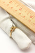 14k yellow gold 6.5mm 1ct round solitaire wedding ring set size 6.25 2.97g