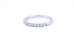 Platinum 0.31ctw round diamond wedding band 2mm ring size 7 new 3g