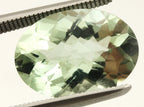 14x10mm oval green amethyst 10.54ctw matched pair (2pcs) loose gemstones new