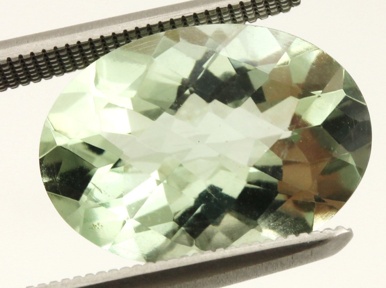14x10mm oval green amethyst 10.54ctw matched pair (2pcs) loose gemstones new