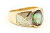 14k yellow gold 3ct mystic topaz mother of pearl love heart ring size 8 6.72g