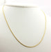 Italy 14k yellow gold franco 2.73g 16 inch 1.25mm chain necklace lobster clasp