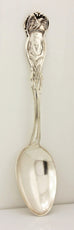 Silver souvenir spoon Massachusetts Wm Rogers & Son AA estate vintage 6 inch
