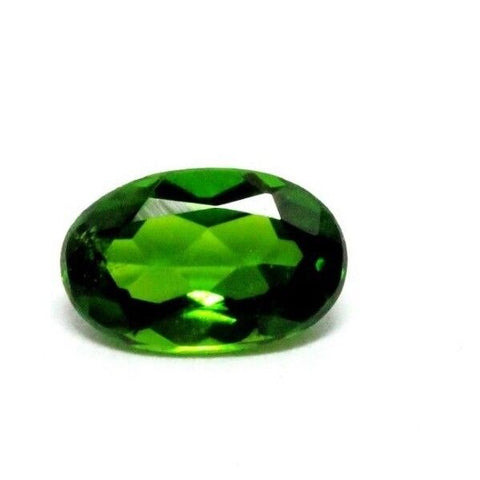 natural chrome Diopside 0.47ct 6x4 6.07x3.91x2.48mm oval transparent gemstone