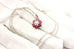 18k white gold red ruby diamond pendant necklace rope chain 5.56g 1.64ctw estate