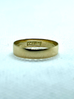14k yellow gold thin band ring size 6 1.2g estate vintage 3.9mm stamped 18k