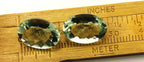 14x10mm oval green amethyst 10.54ctw matched pair (2pcs) loose gemstones new