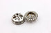 14k white gold 0.36ctw round diamond stud earring jackets 1ct 6.5mm centers NEW
