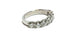 platinum 1.76ctw round diamond 7 stone ring size 5.75 woman's wedding band 1/4ea