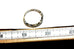 14k white gold 0.21ctw round diamond twist wedding band ring size 8.25 new 2.61g