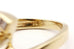 14k yellow gold twist 8mm 2ct diamond bypass ring setting semimount 5.17g estate