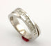 14k white gold 0.7 ctw princess diamond wedding band twist ring size 9 NEW 8.47g