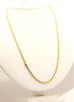 14k yellow gold rope chain necklace tab clasp 20 inch 3mm 16.81g vintage estate